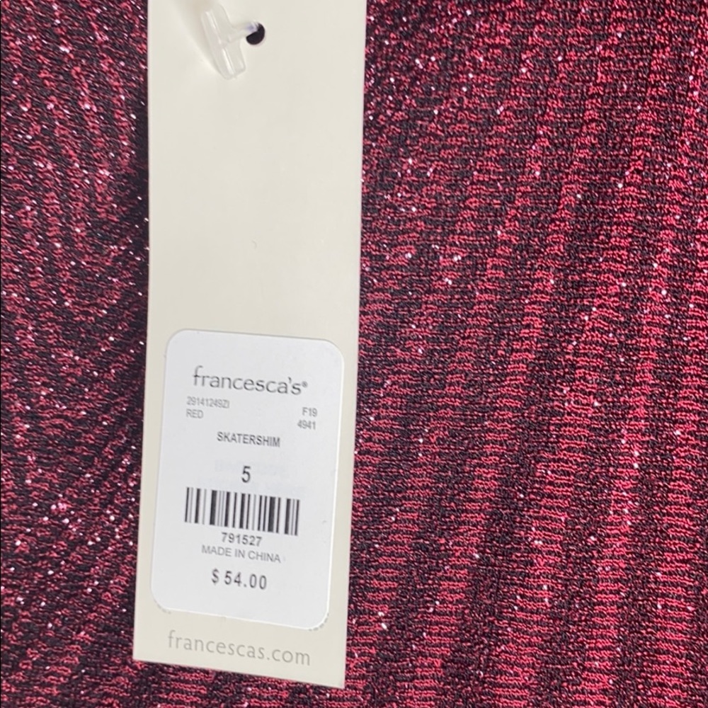 Francesca’s Lilith Back Bow Flare dress - Picture 6 of 7